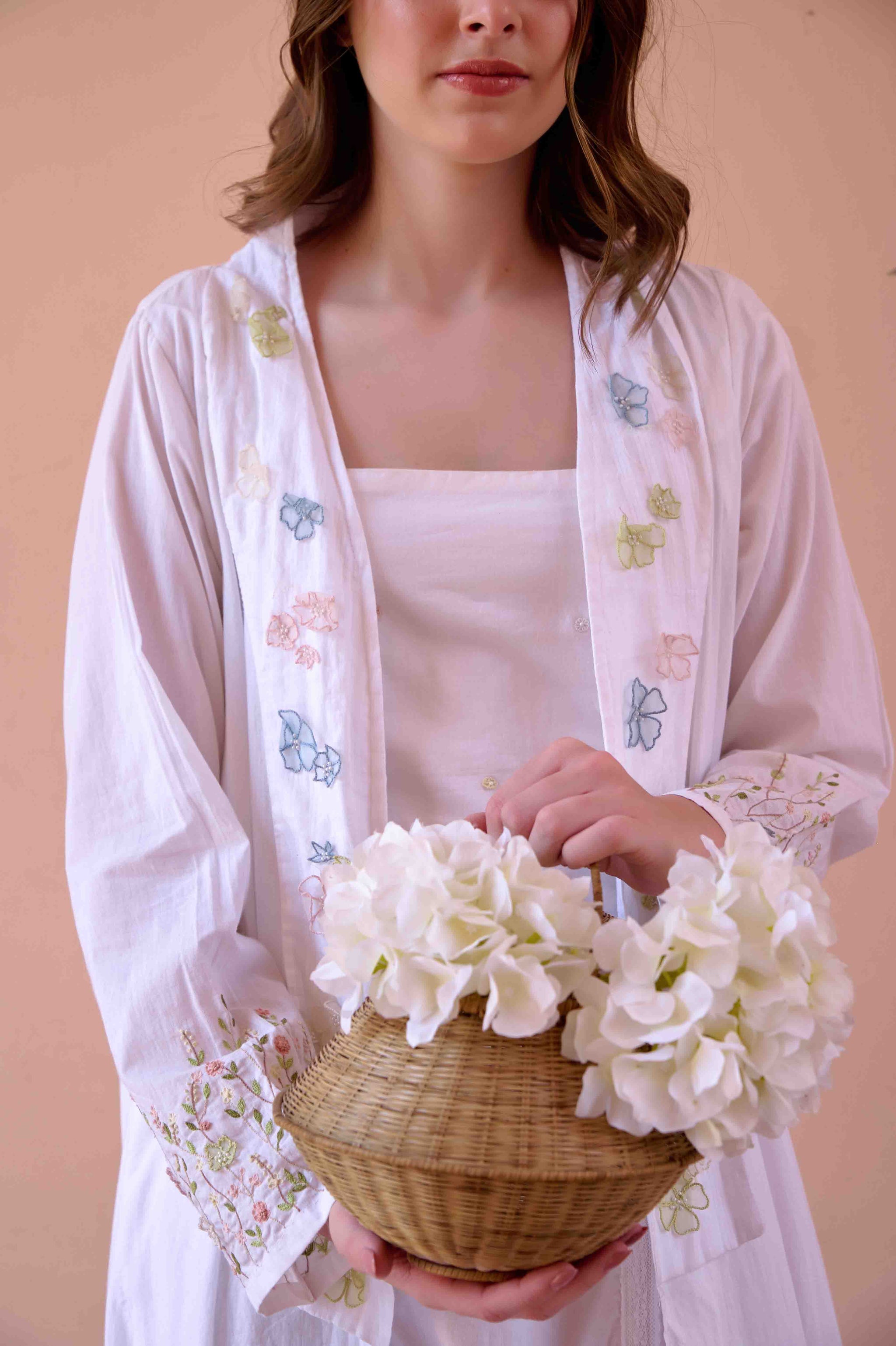 Betty Dress and Jacket Set - White