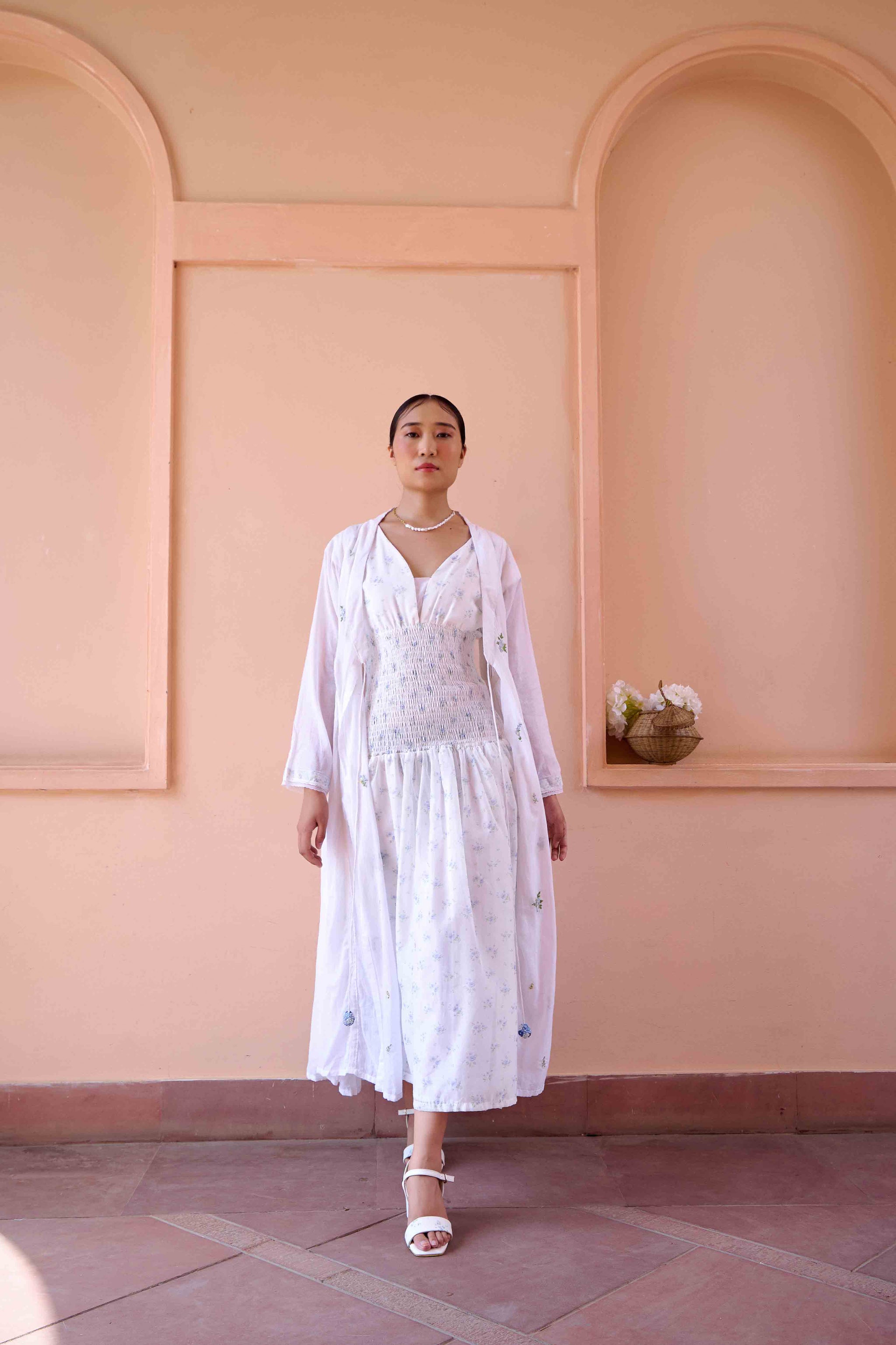 Annie Dress and Jacket Set - Flower Print