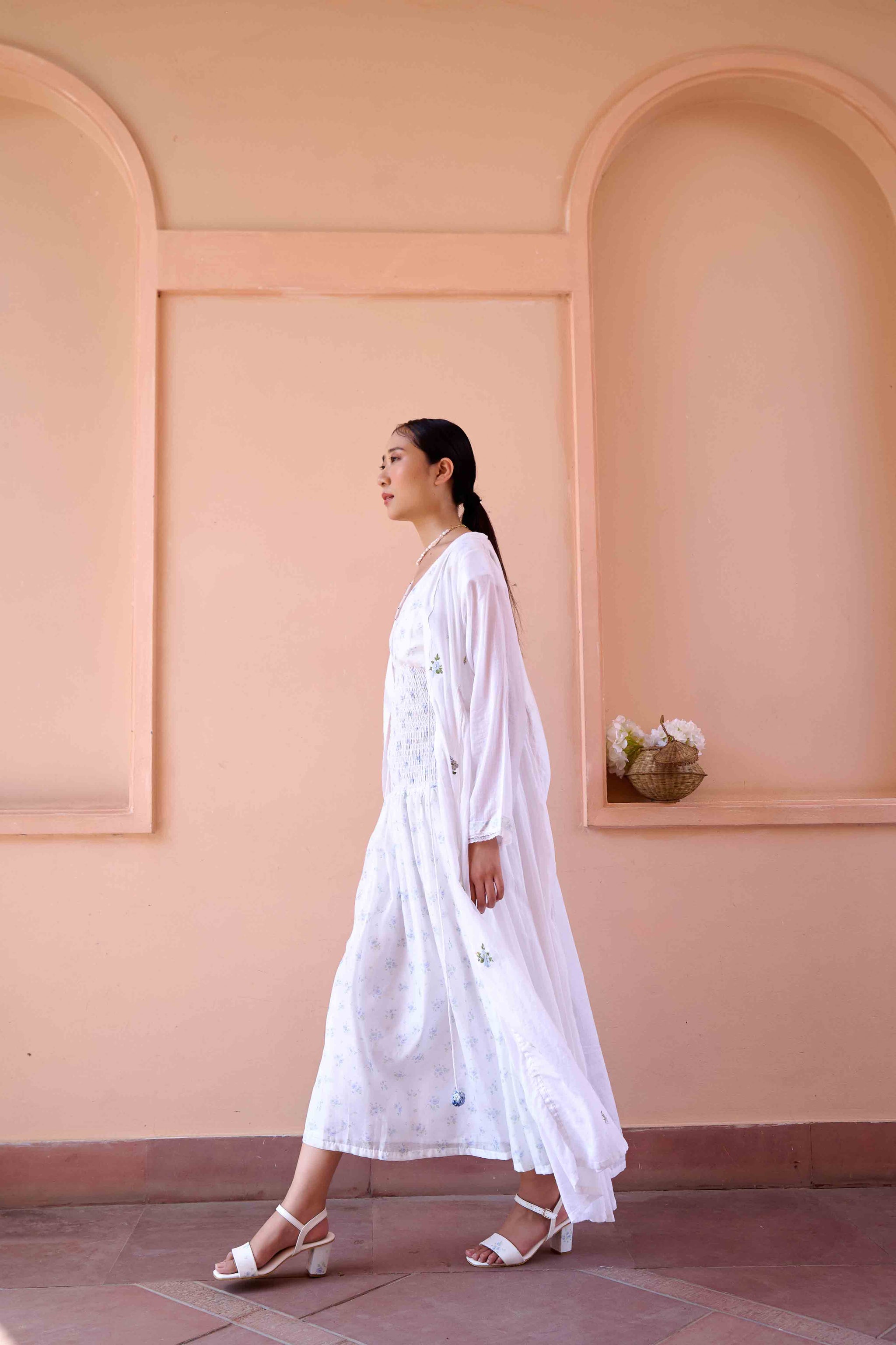 Annie Dress and Jacket Set - Flower Print