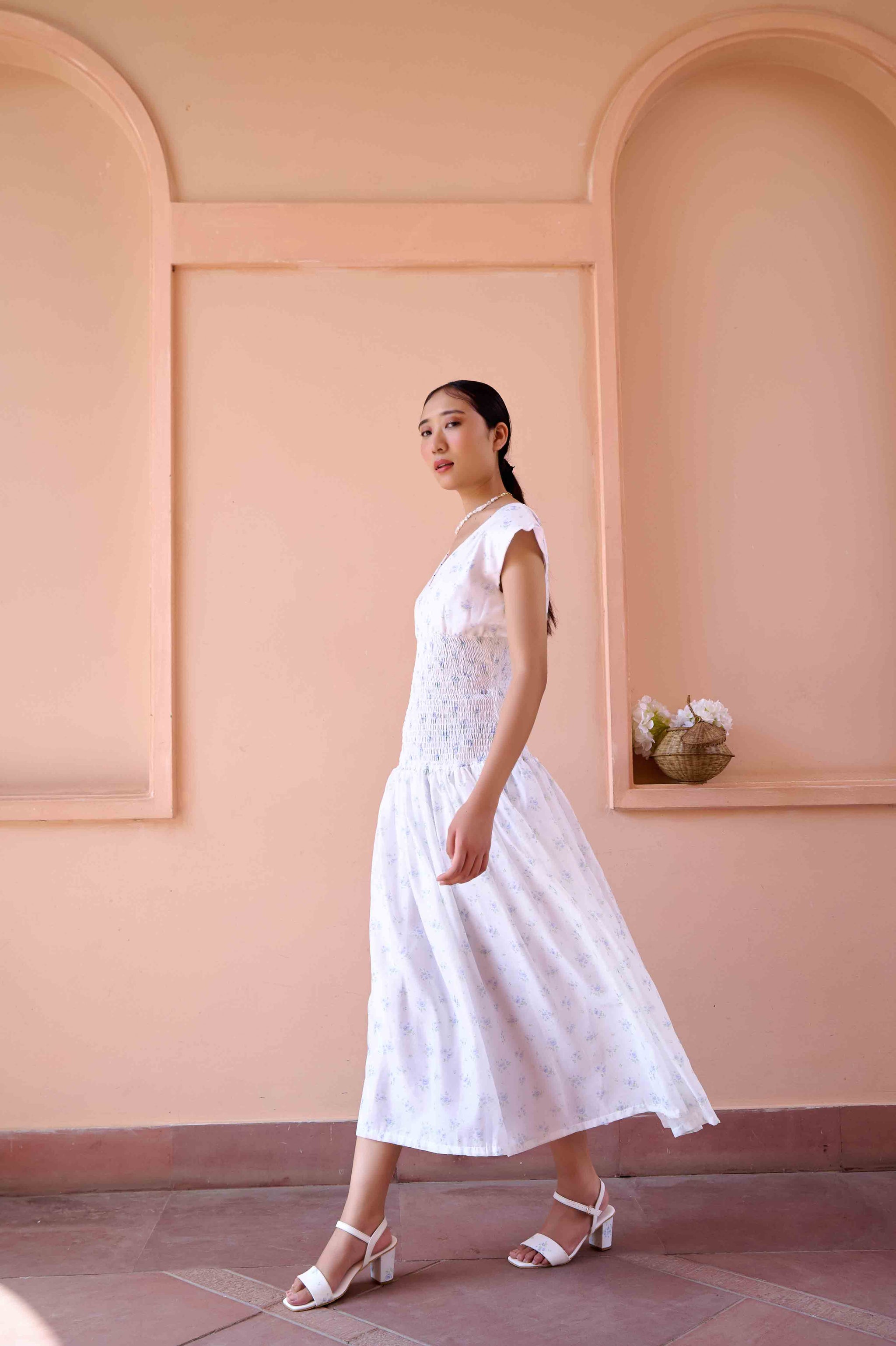 Annie Dress and Jacket Set - Flower Print