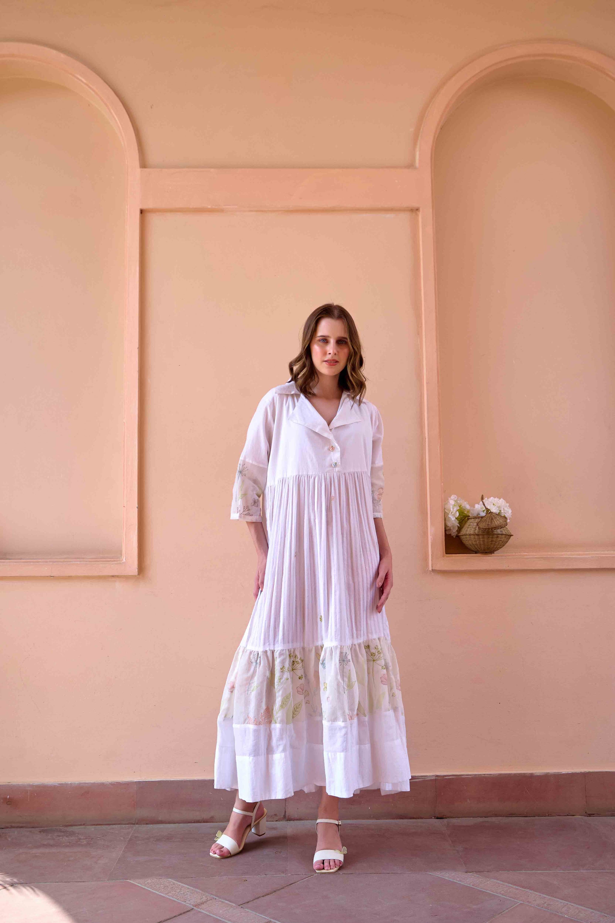 Charlotte Dress - White