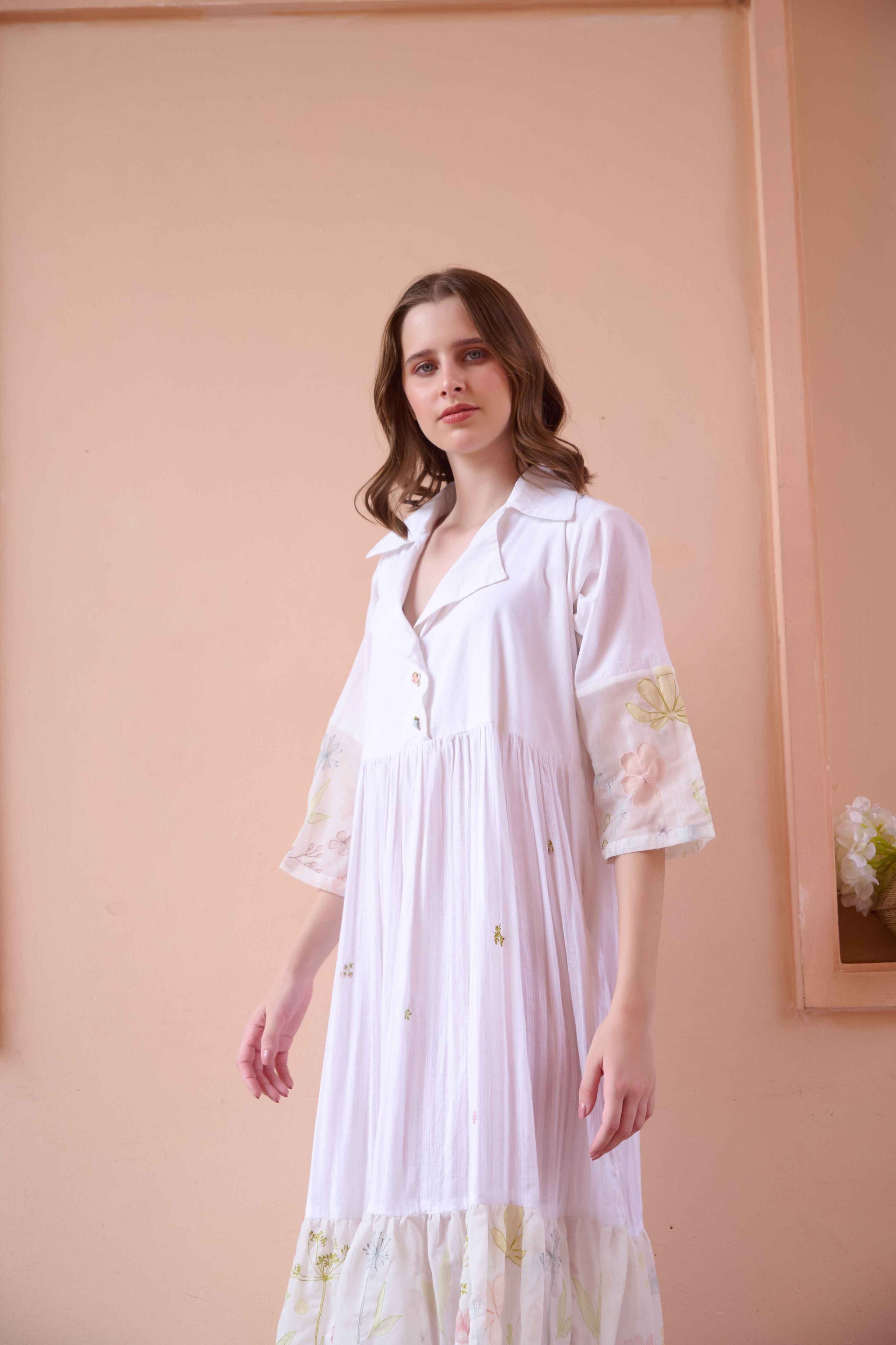 Charlotte Dress - White