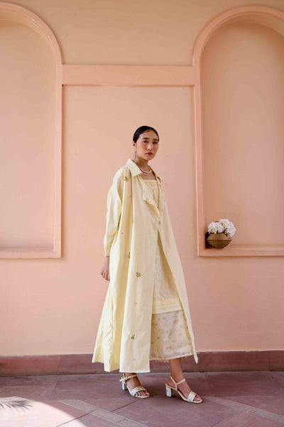 Clara Dress and Jacket Set - Yellow