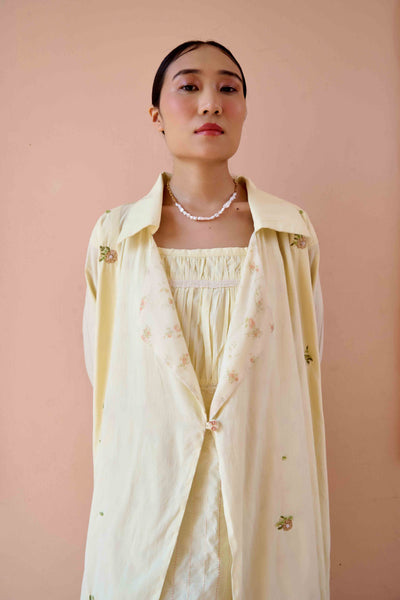 Clara Dress and Jacket Set - Yellow
