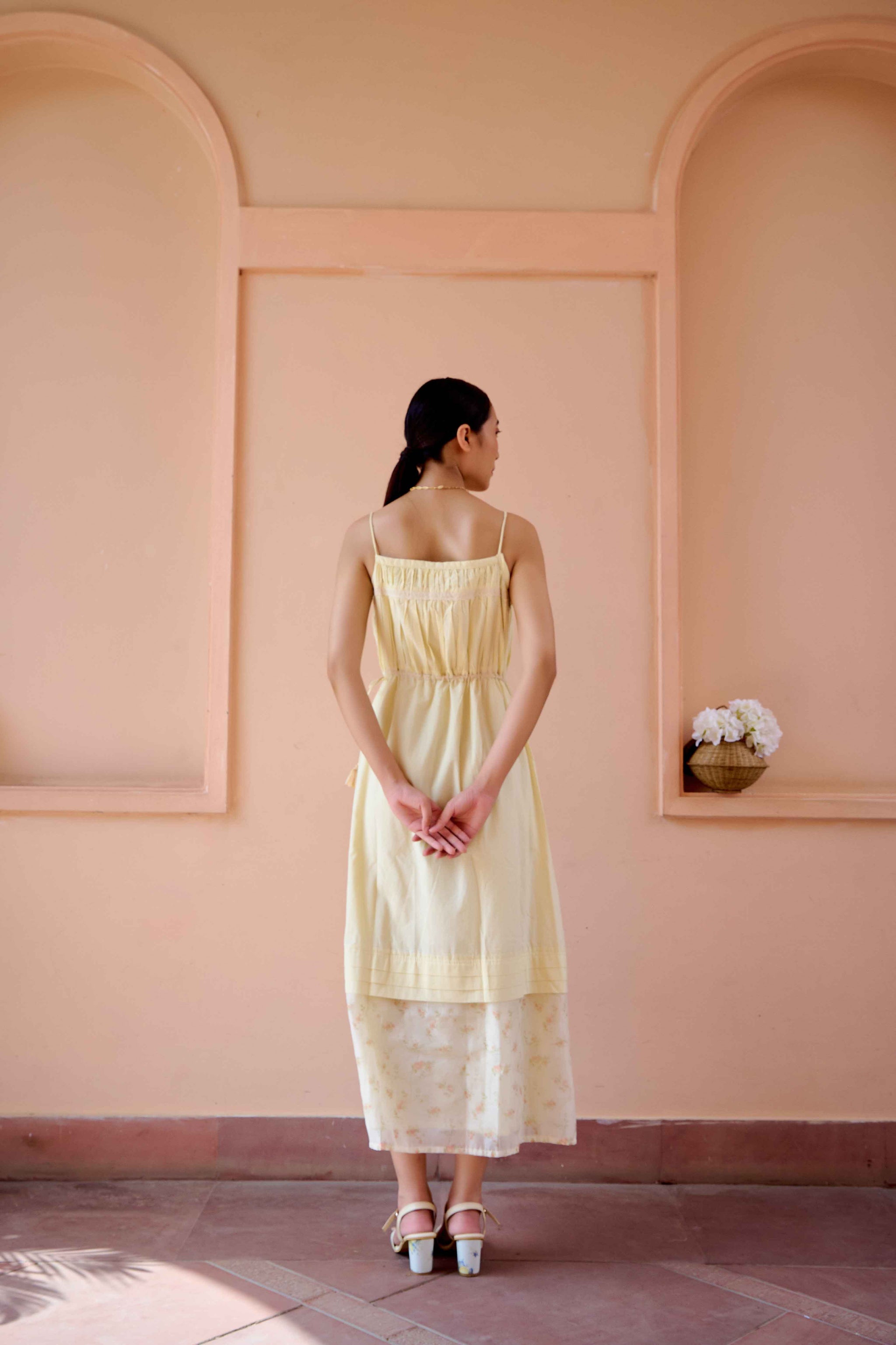 Clara Dress and Jacket Set - Yellow