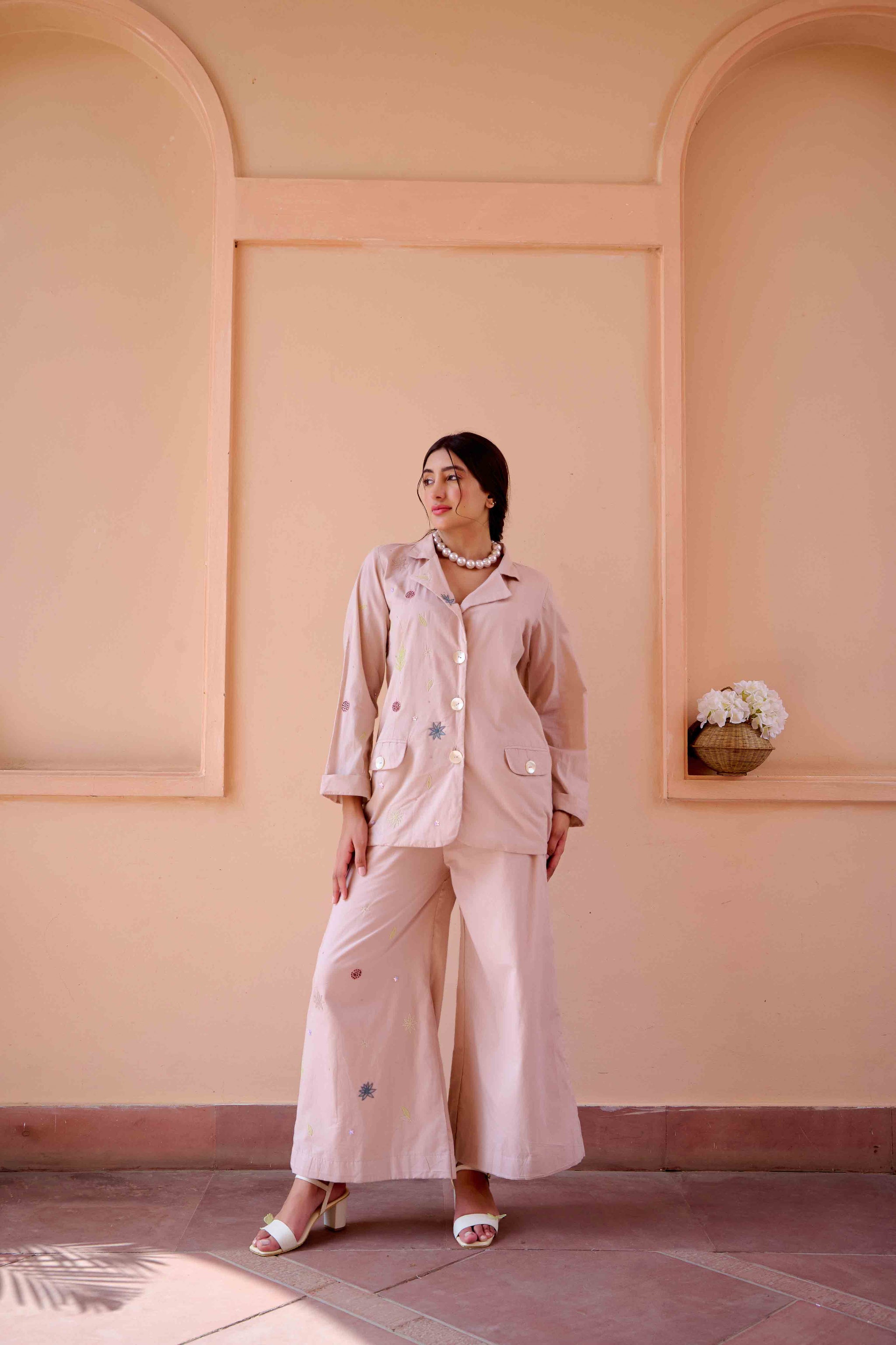 Fred Pant Suit - Flamingo Pink