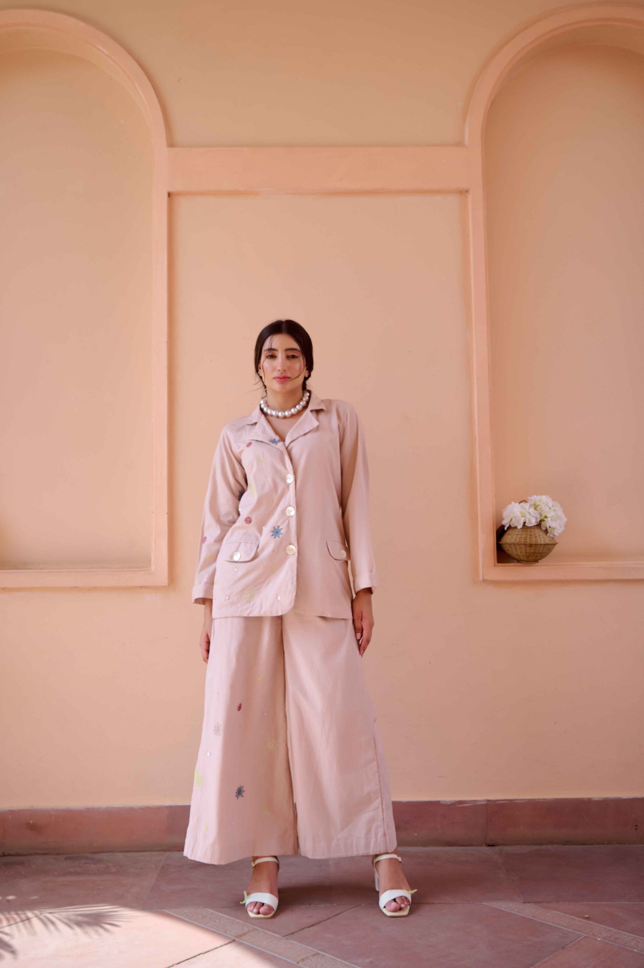 Fred Pant Suit - Flamingo Pink
