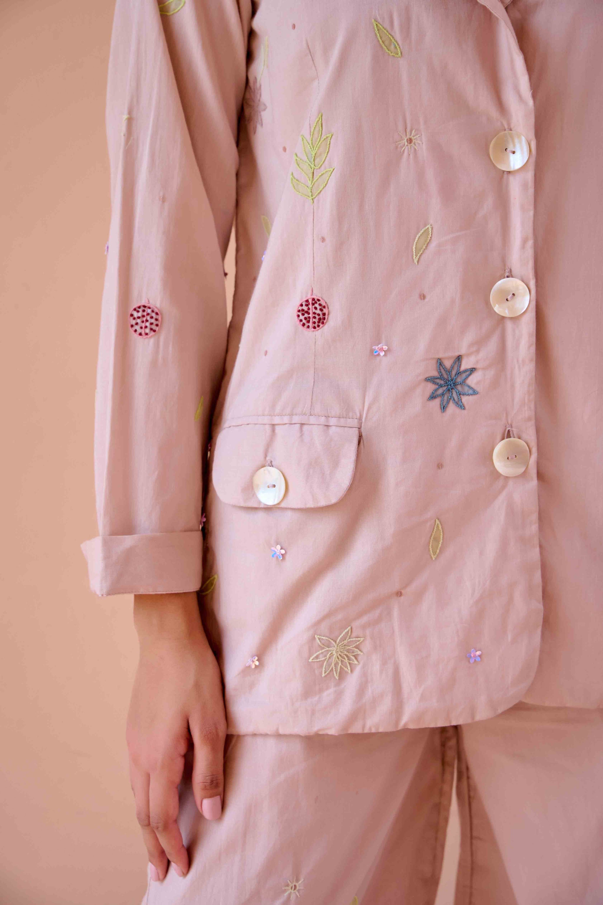 Fred Pant Suit - Flamingo Pink