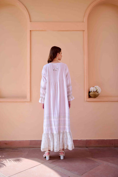 Nancy Dress - White