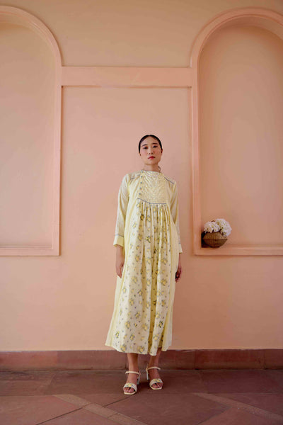 Zeno Dress - Lemon Printed