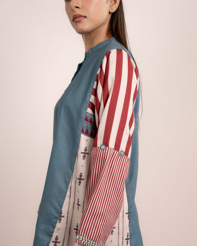 Lyra Shirt - Normandy Blue