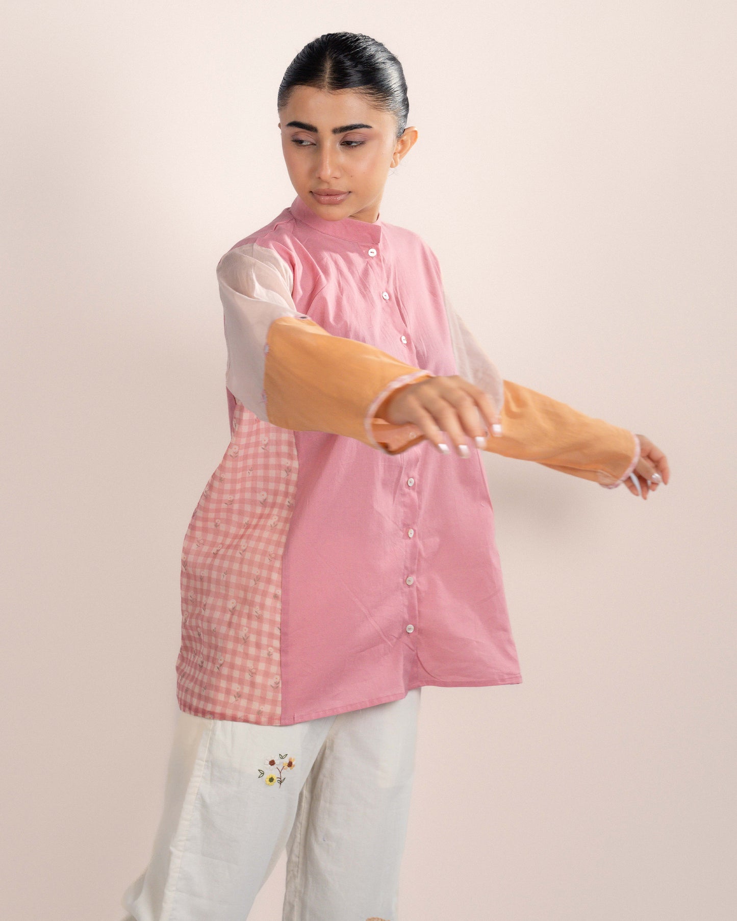 Lyra Shirt - Flesh Pink