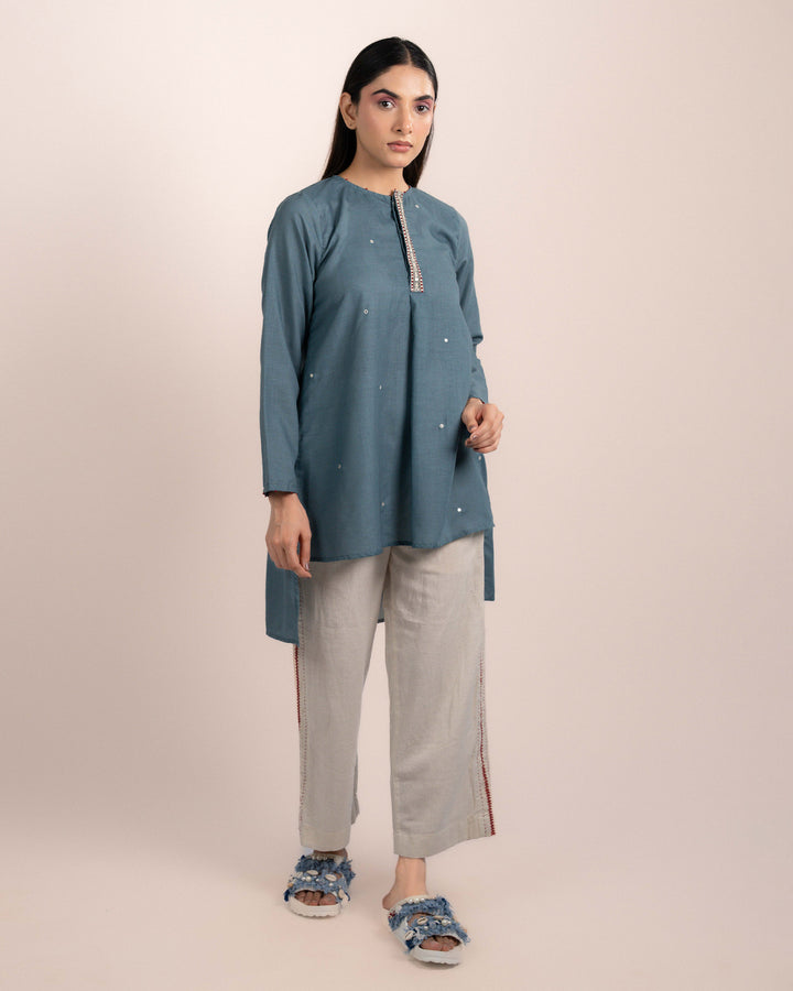 Luna Top - Normandy Blue