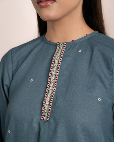 Luna Top - Normandy Blue
