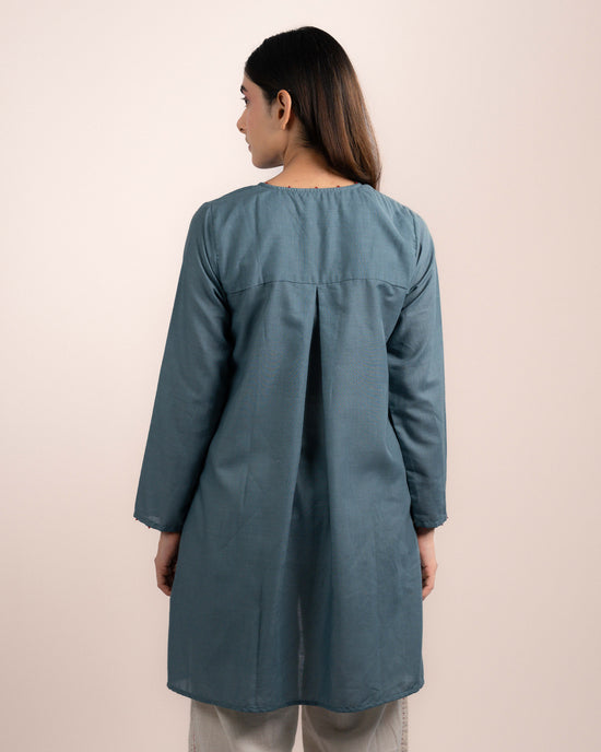 Luna Top - Normandy Blue