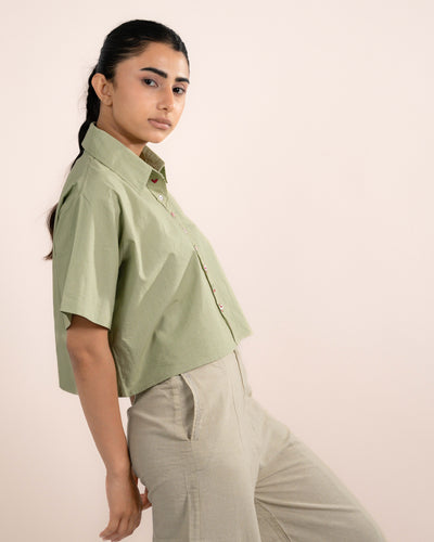 Sia Shirt - Pale Green