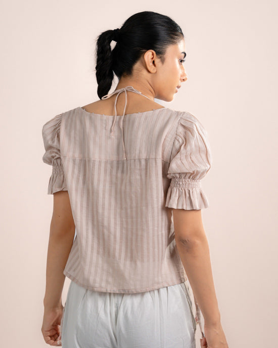 Koi Tube Top + Top - Flamingo Pink Strips