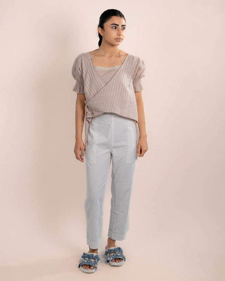 Koi Tube Top + Top - Flamingo Pink Strips