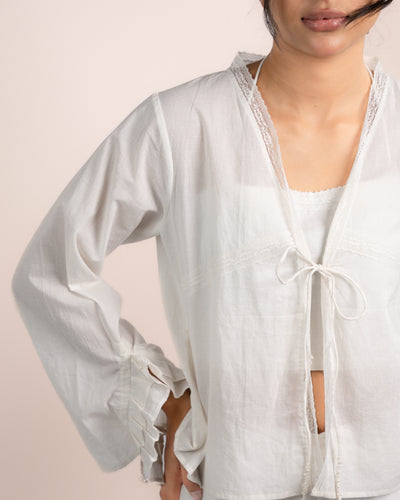 Lior Tube Top + Top - White
