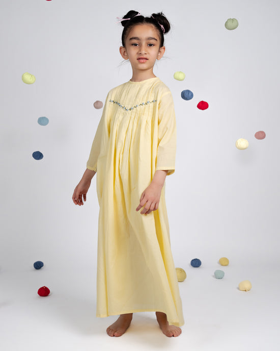 Sunny Dress - Lemon Yellow