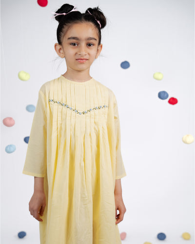 Sunny Dress - Lemon Yellow
