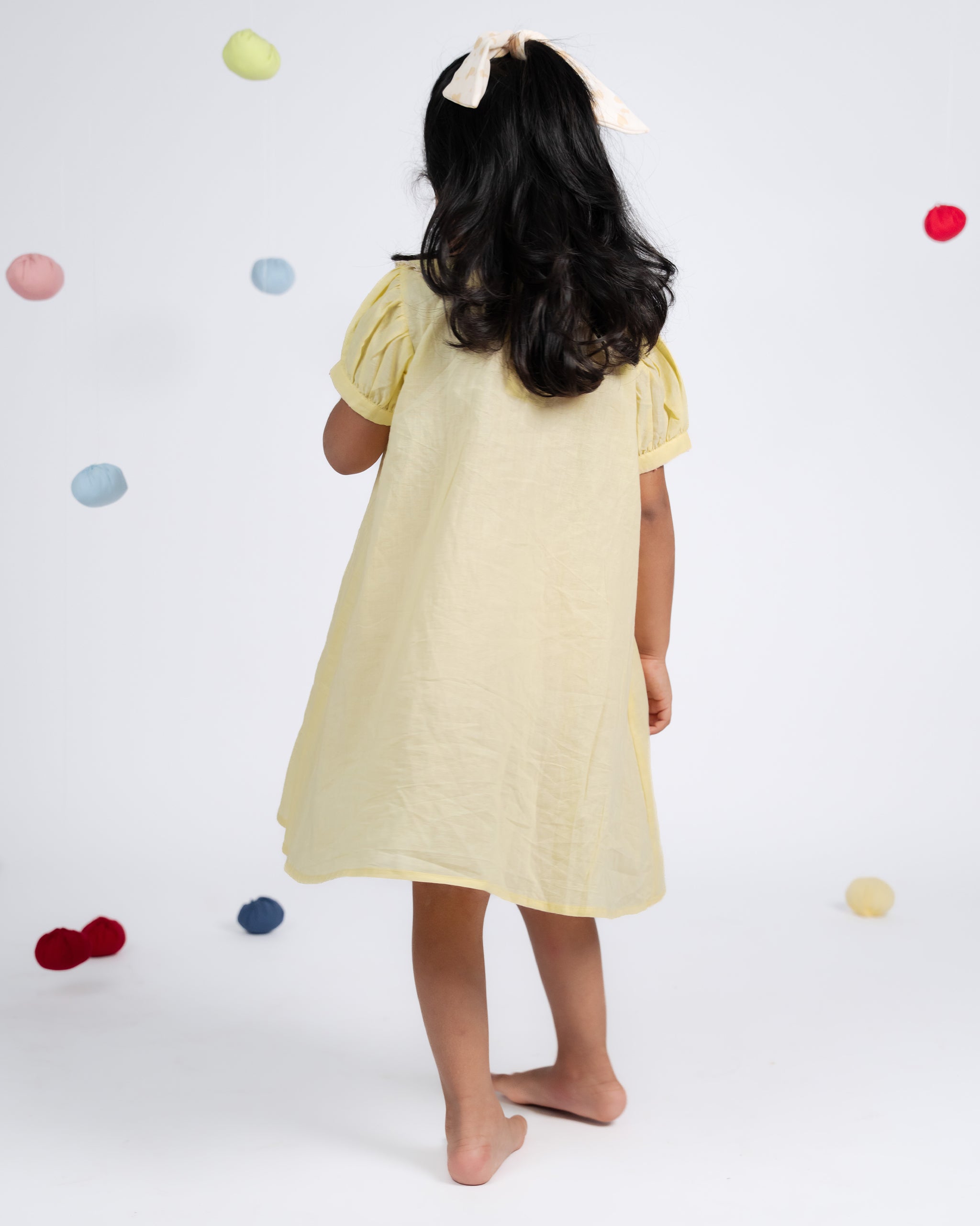 Daisy Dress - Lemon Yellow