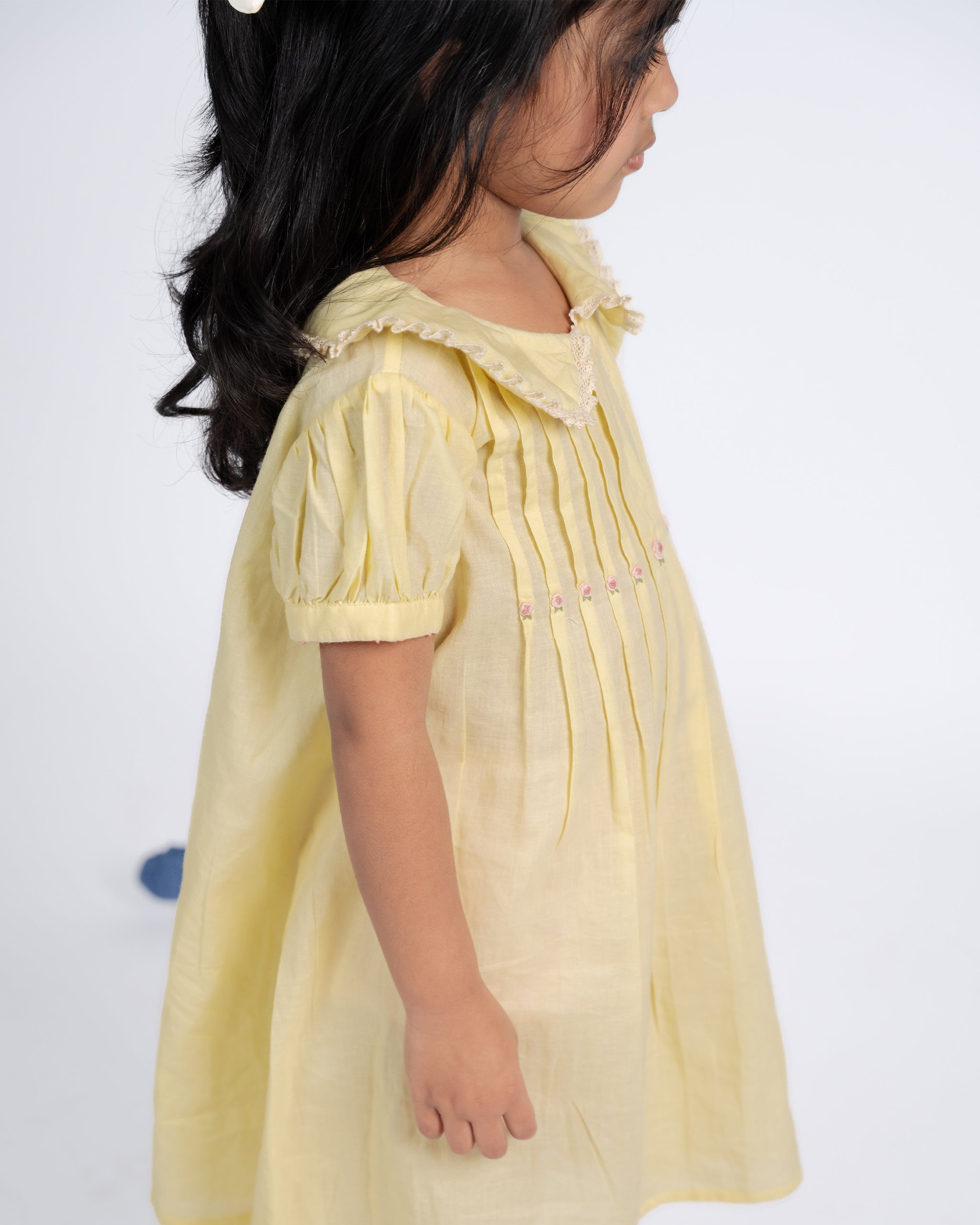 Daisy Dress - Lemon Yellow