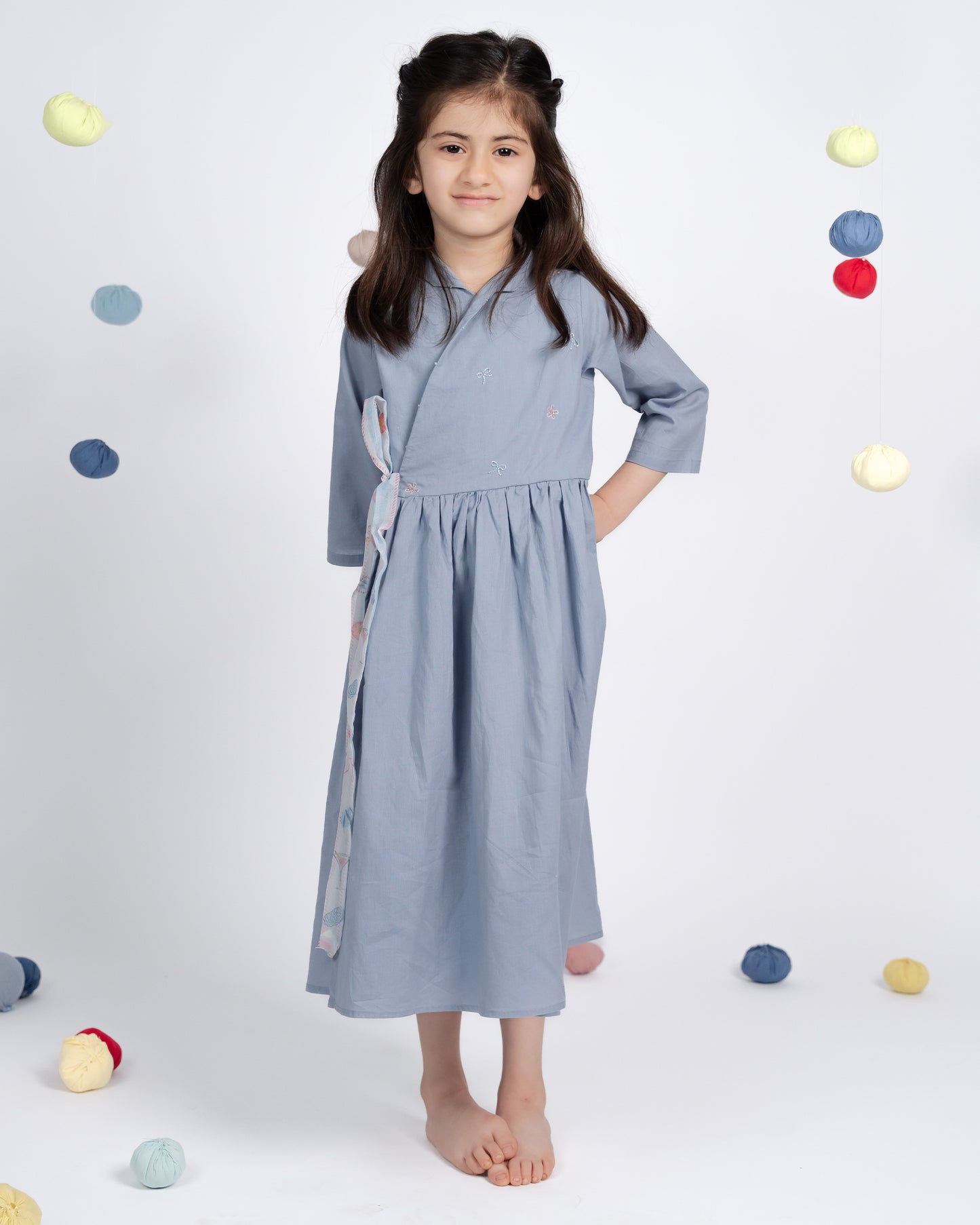 Bella Dress - Baby Blue