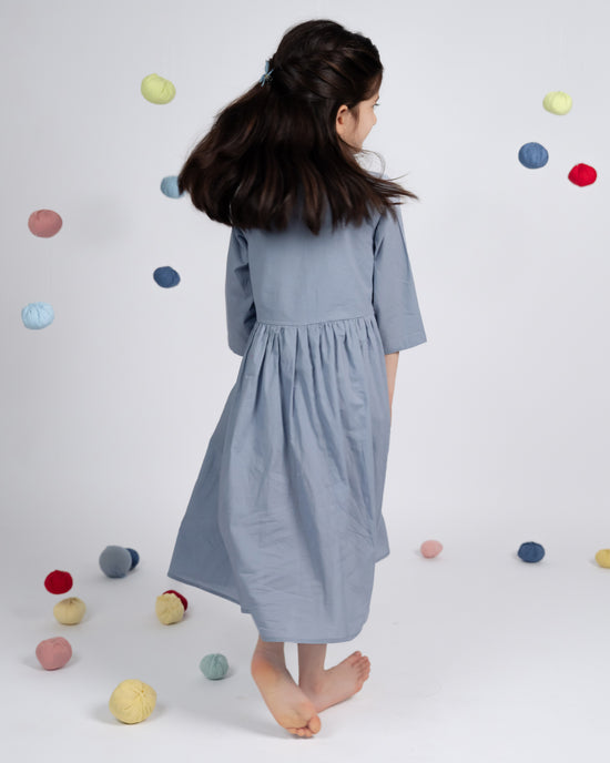 Bella Dress - Baby Blue