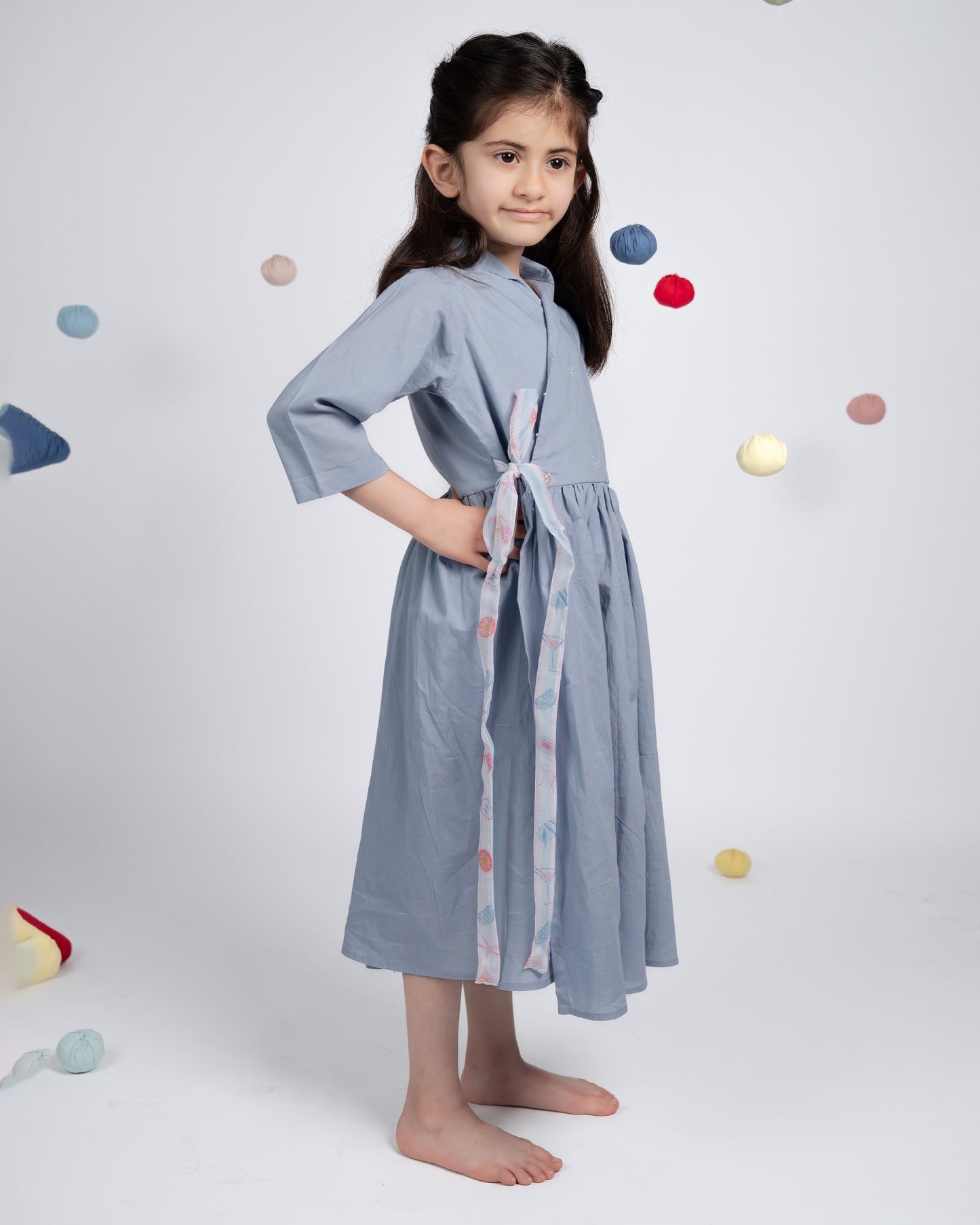 Bella Dress - Baby Blue
