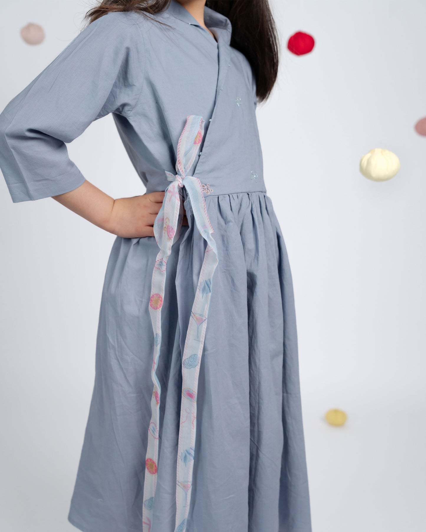 Bella Dress - Baby Blue