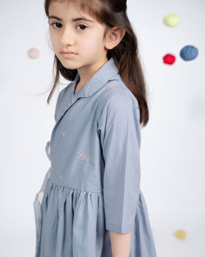 Bella Dress - Baby Blue