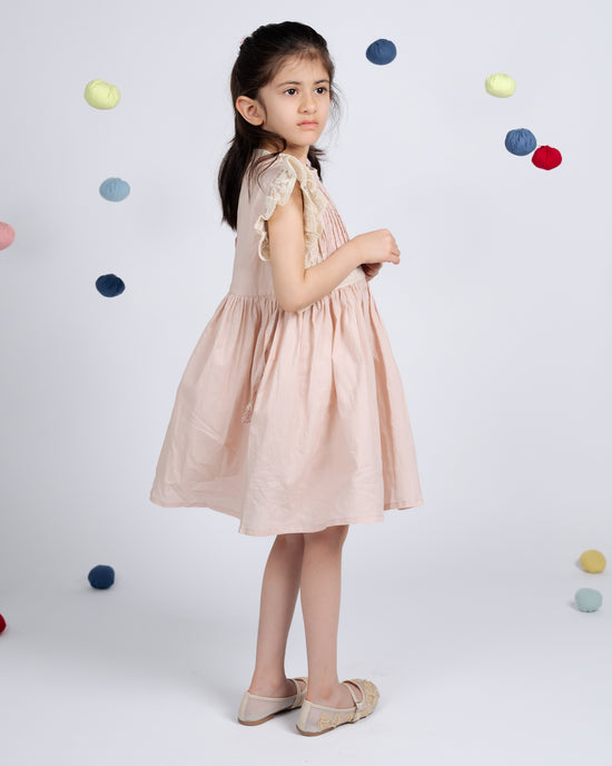 Rosie Dress - Flamingo Pink