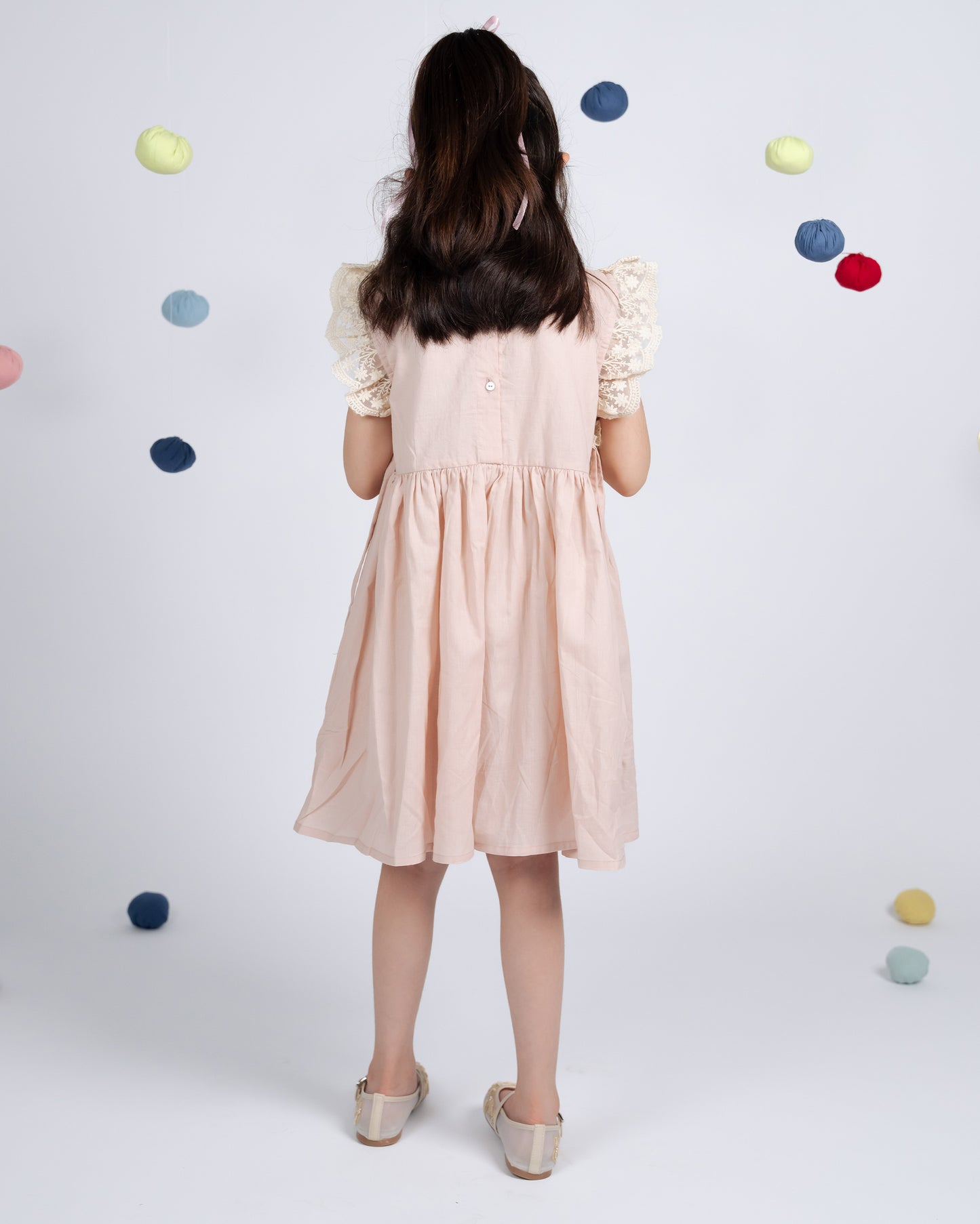 Rosie Dress - Flamingo Pink