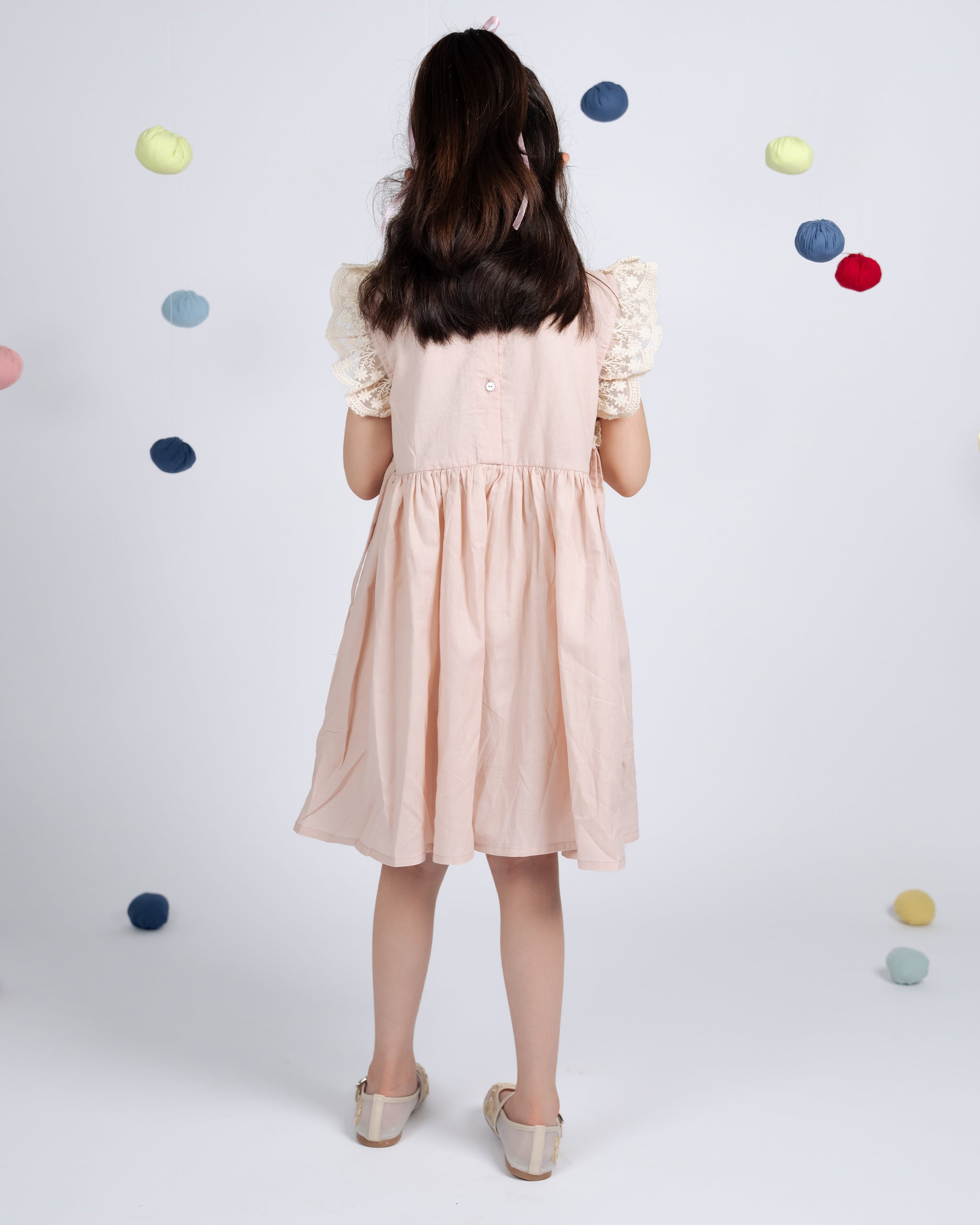 Rosie Dress - Flamingo Pink