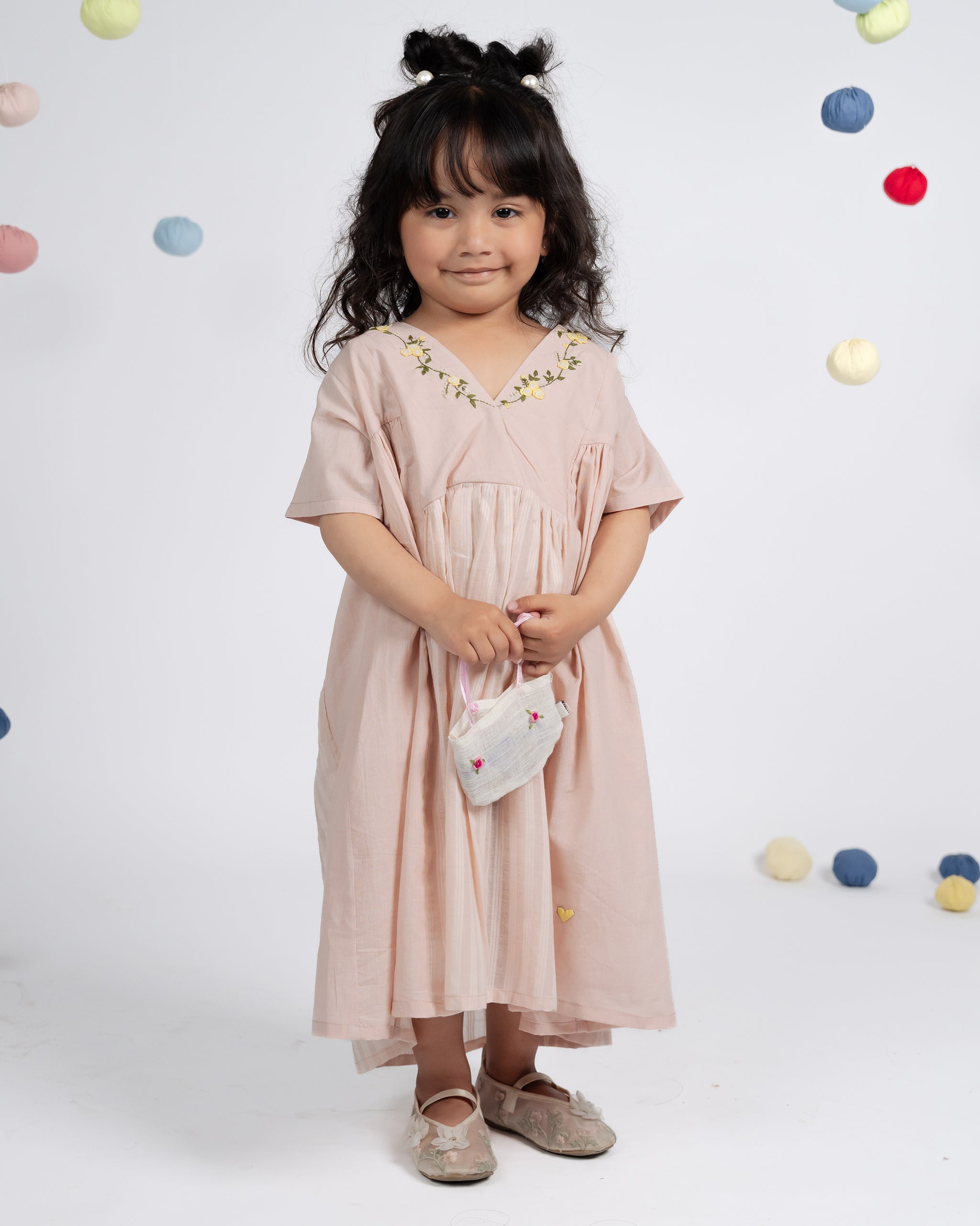 Poppy Dress - Flamingo Pink