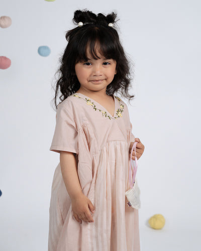 Poppy Dress - Flamingo Pink