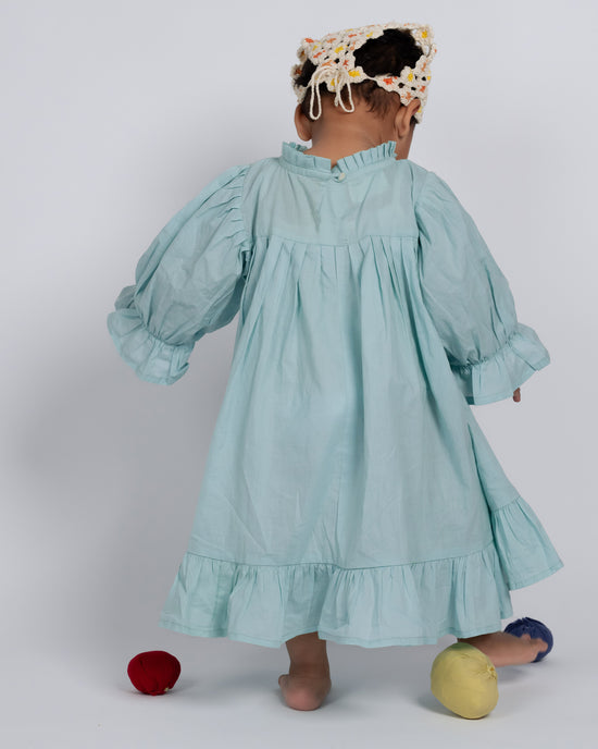 Tilly Dress - Sea Blue