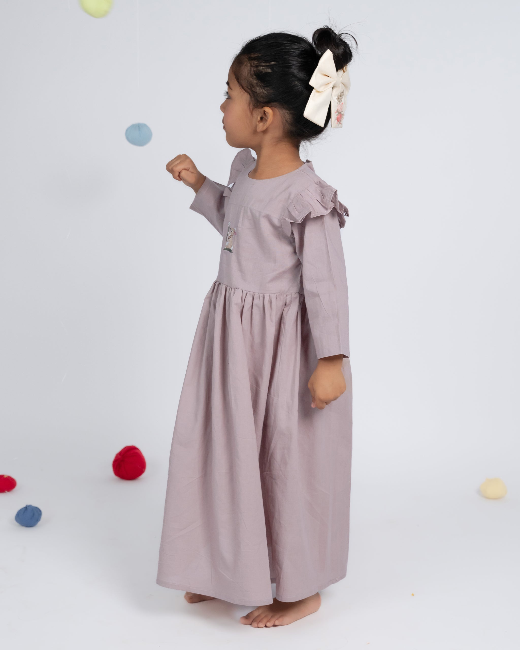 Caramel Cloud Dress - Ash Pink