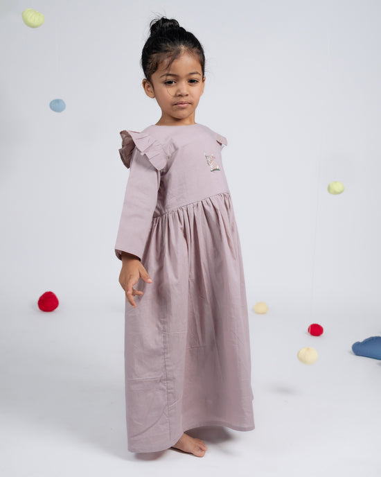Caramel Cloud Dress - Ash Pink