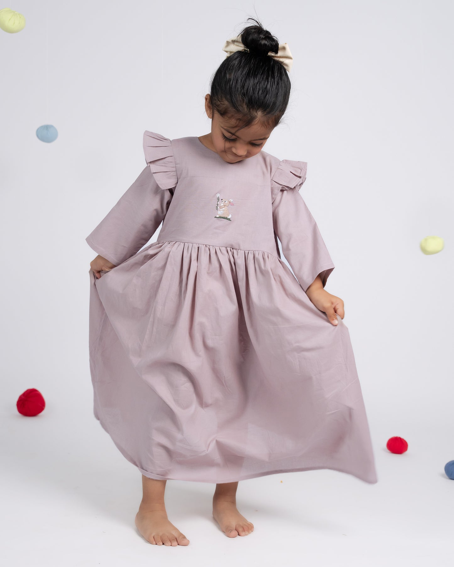 Caramel Cloud Dress - Ash Pink