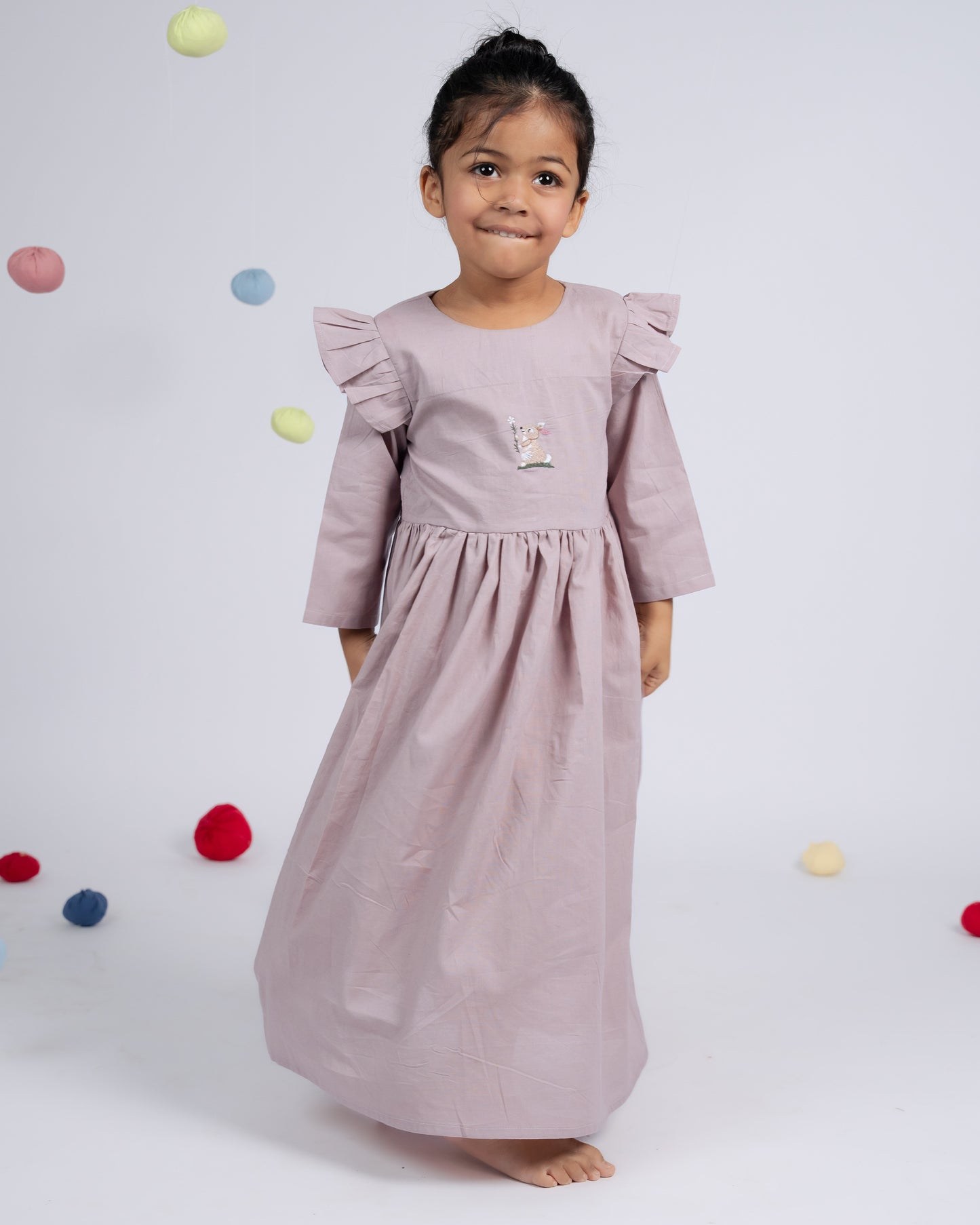 Caramel Cloud Dress - Ash Pink