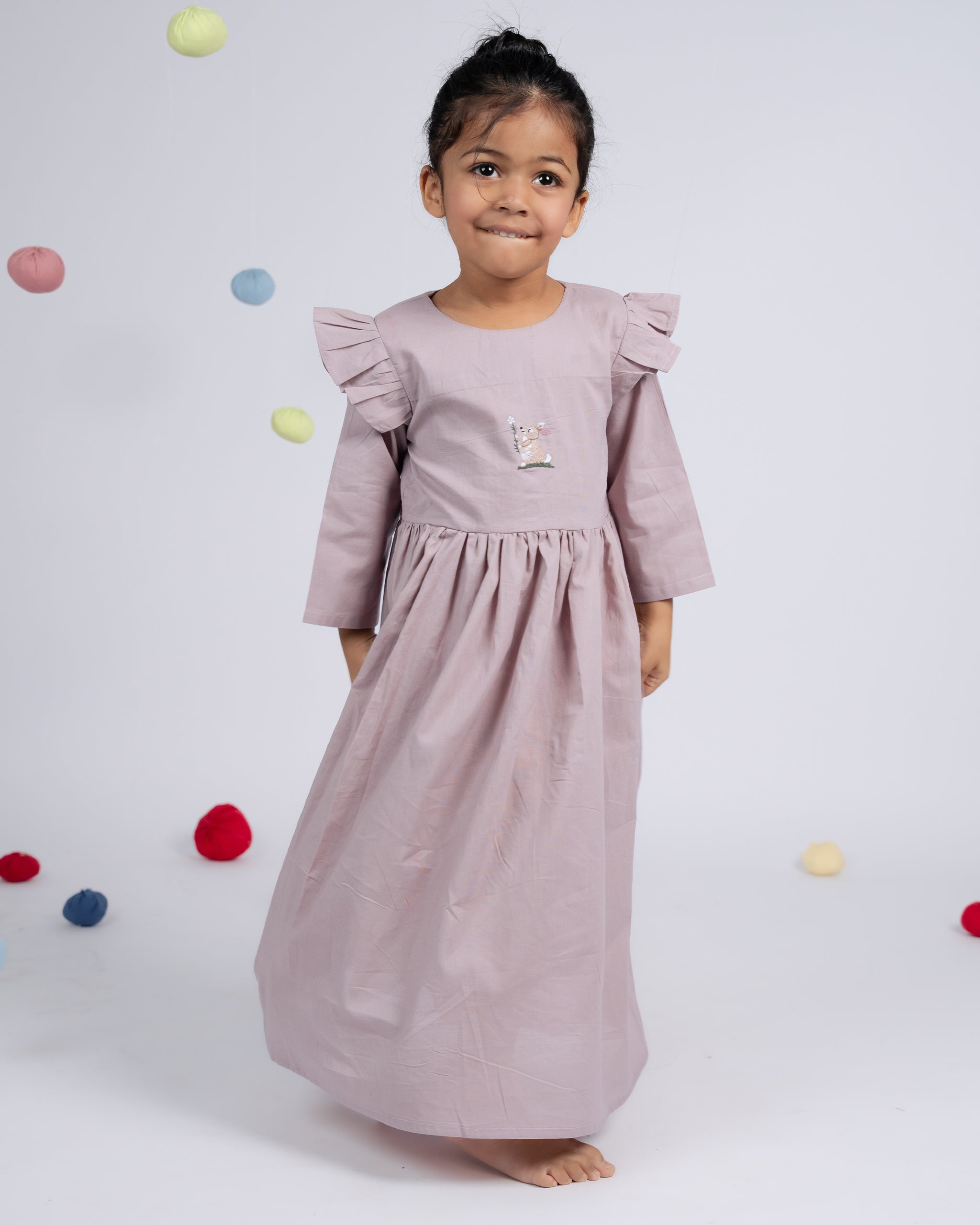 Caramel Cloud Dress - Ash Pink
