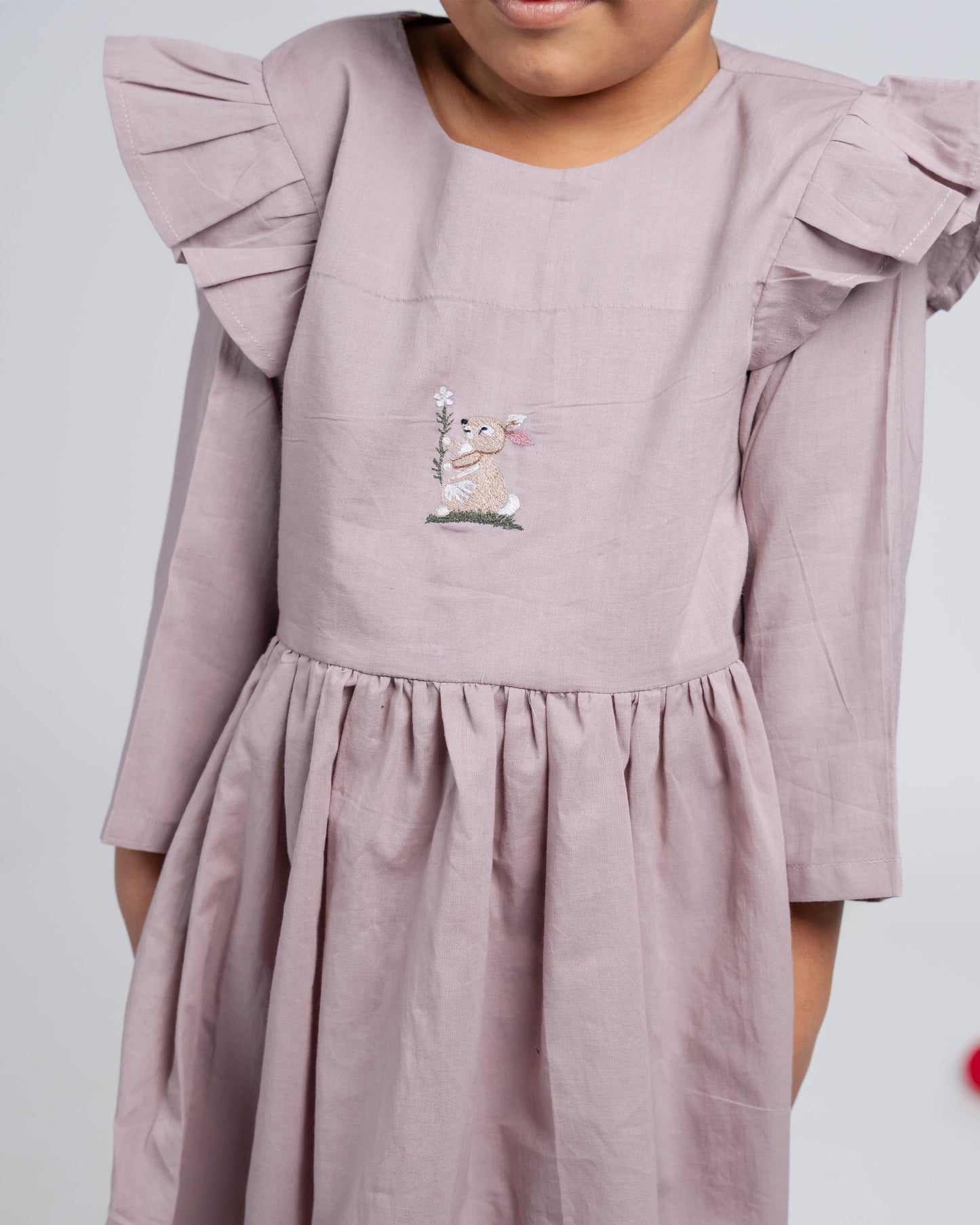 Caramel Cloud Dress - Ash Pink