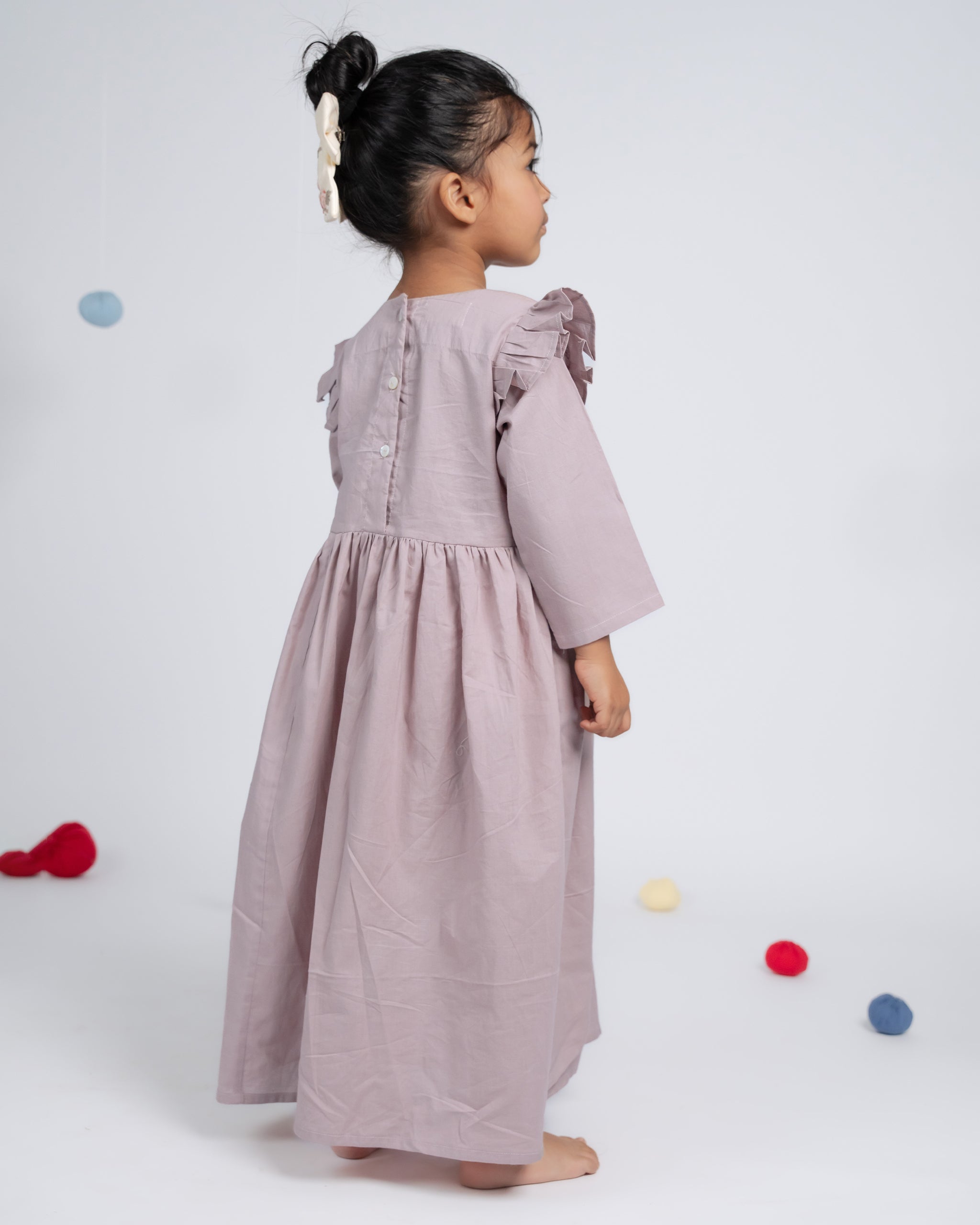 Caramel Cloud Dress - Ash Pink