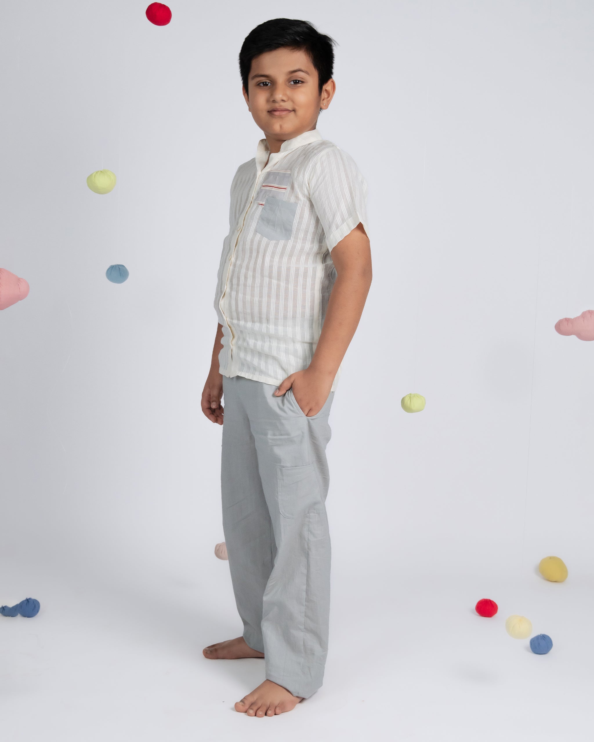 Tiny Trend Set Co-ord Set - Beige Grey