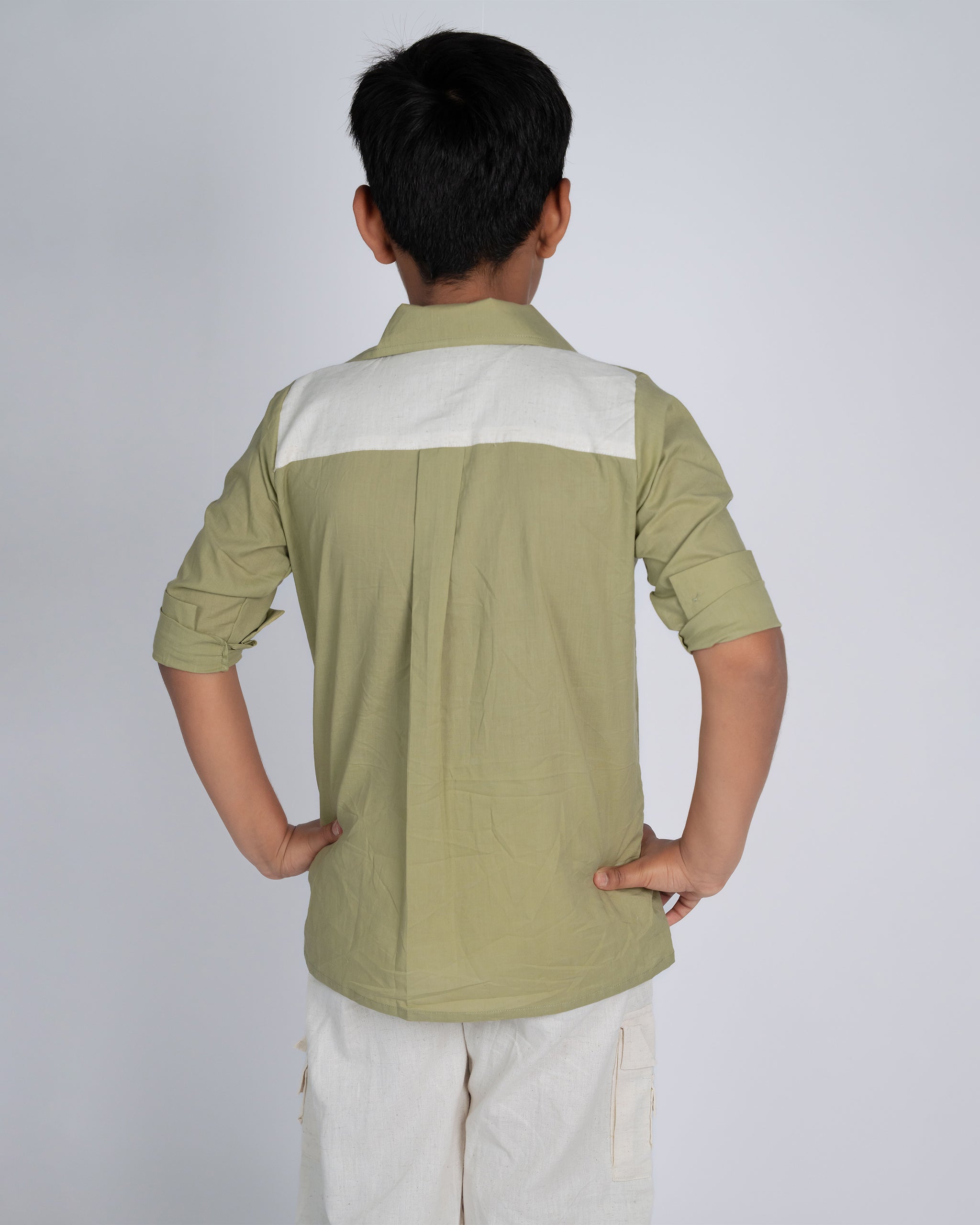 Classic Charm Co-ord Set - Green Beige