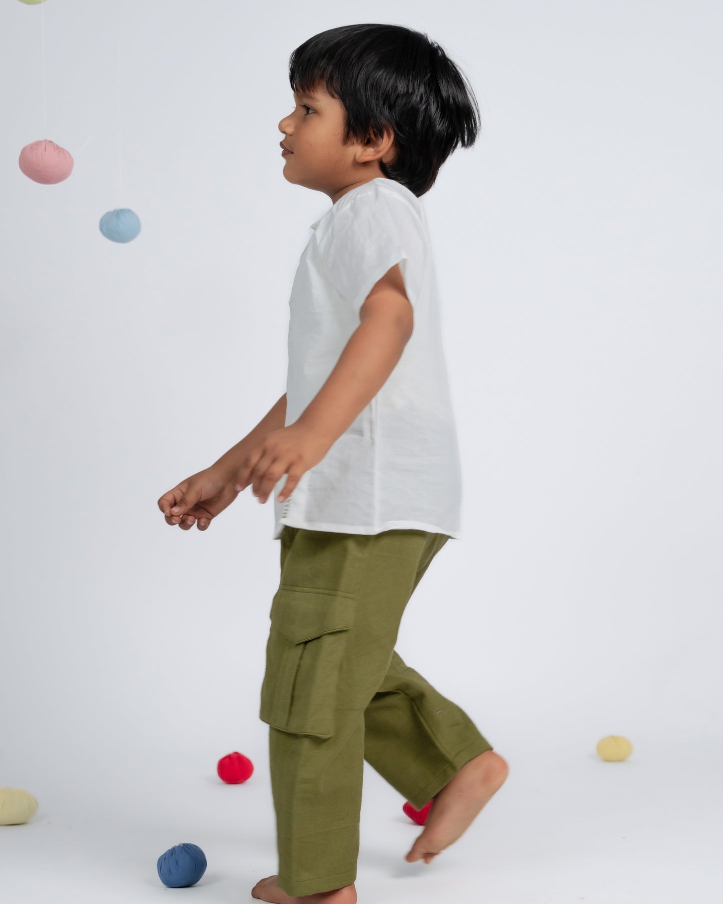 Signature Boy Co-ord Set - White / Green