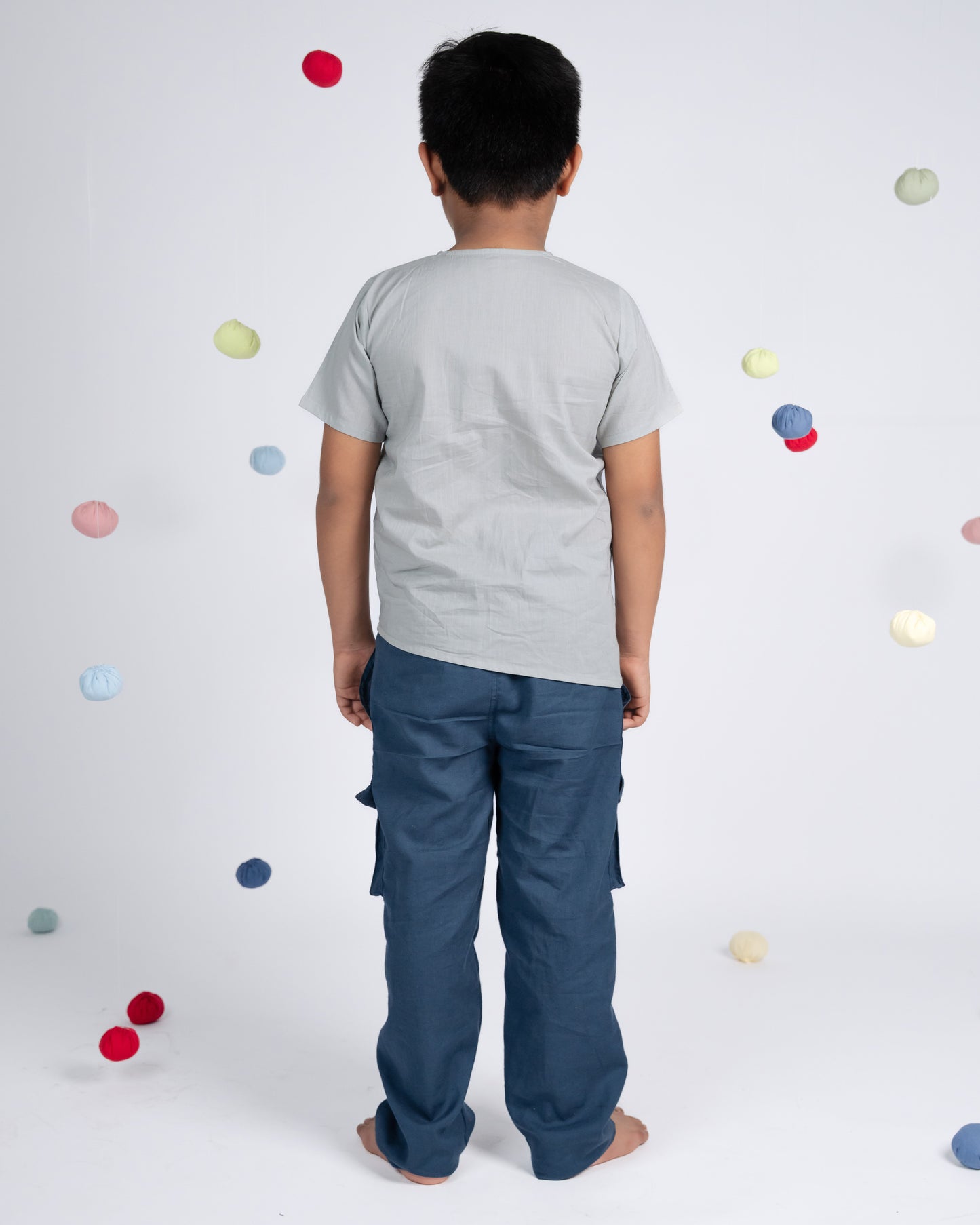 Signature Boy Shirt - Grey