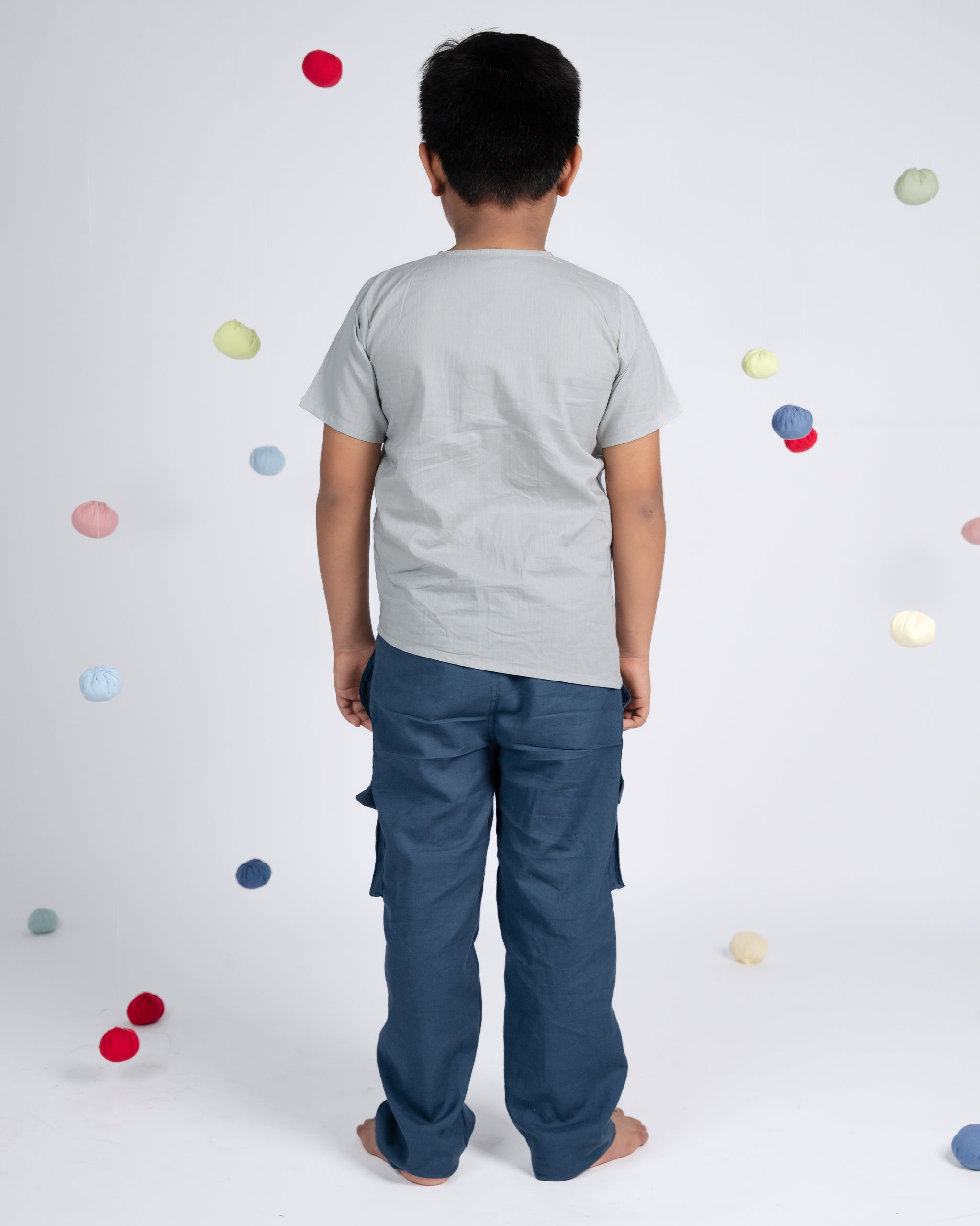 Signature Boy Shirt - Grey